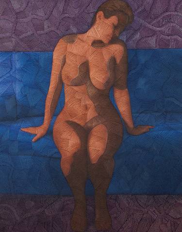 Print of Figurative Nude Paintings by Haydar Ekinek