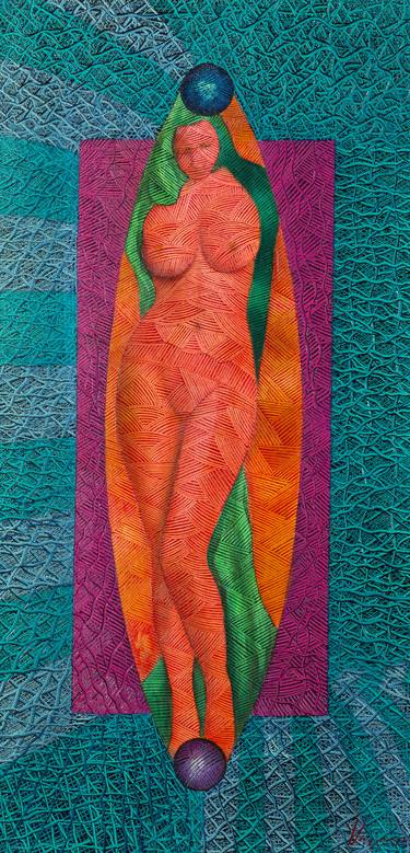 Print of Figurative Nude Paintings by Haydar Ekinek