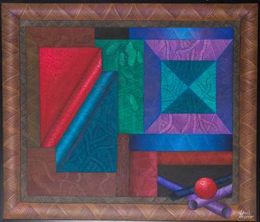 Print of Cubism Geometric Paintings by Haydar Ekinek