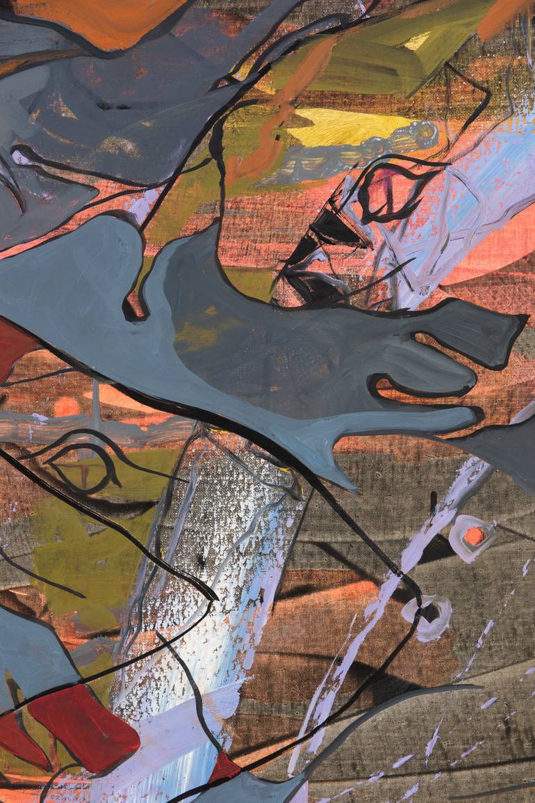 Original Art Deco Abstract Painting by Yelena Ralina