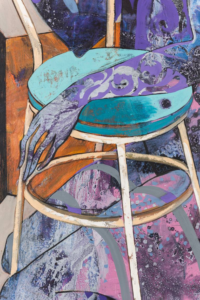 Original Art Deco Abstract Painting by Yelena Ralina