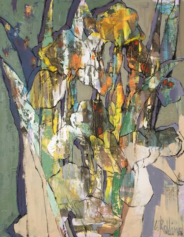Original Color Field Painting Abstract Paintings by Yelena Ralina