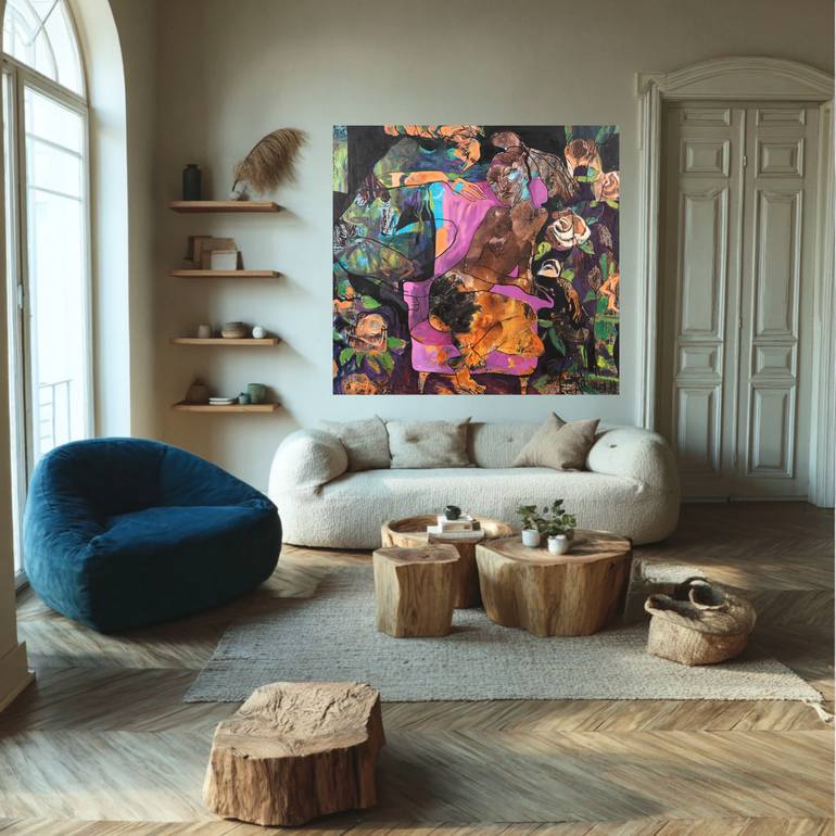 Original Abstract Expressionism Abstract Painting by Yelena Ralina