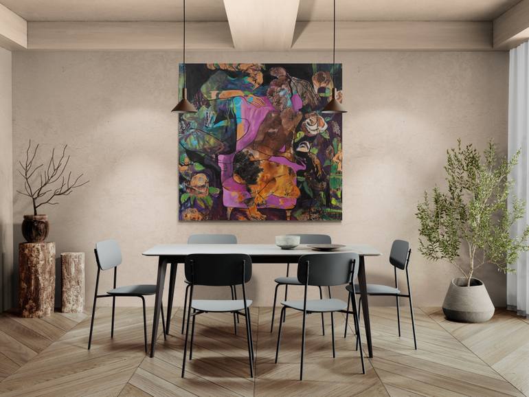 Original Abstract Expressionism Abstract Painting by Yelena Ralina