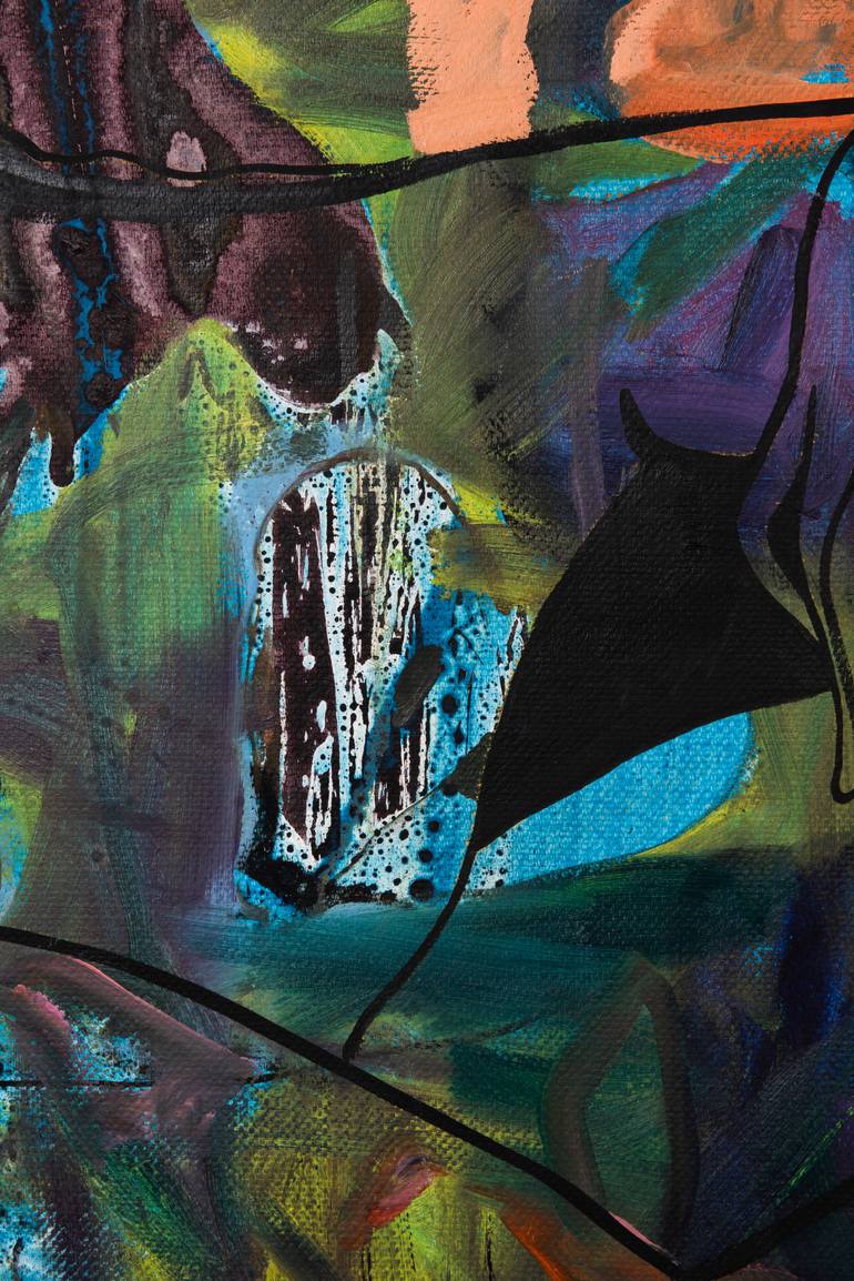 Original Abstract Expressionism Abstract Painting by Yelena Ralina