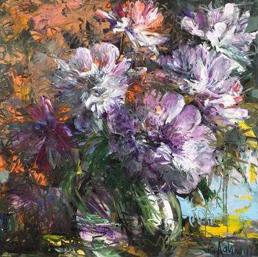 Original Impressionism Abstract Paintings by Yelena Ralina