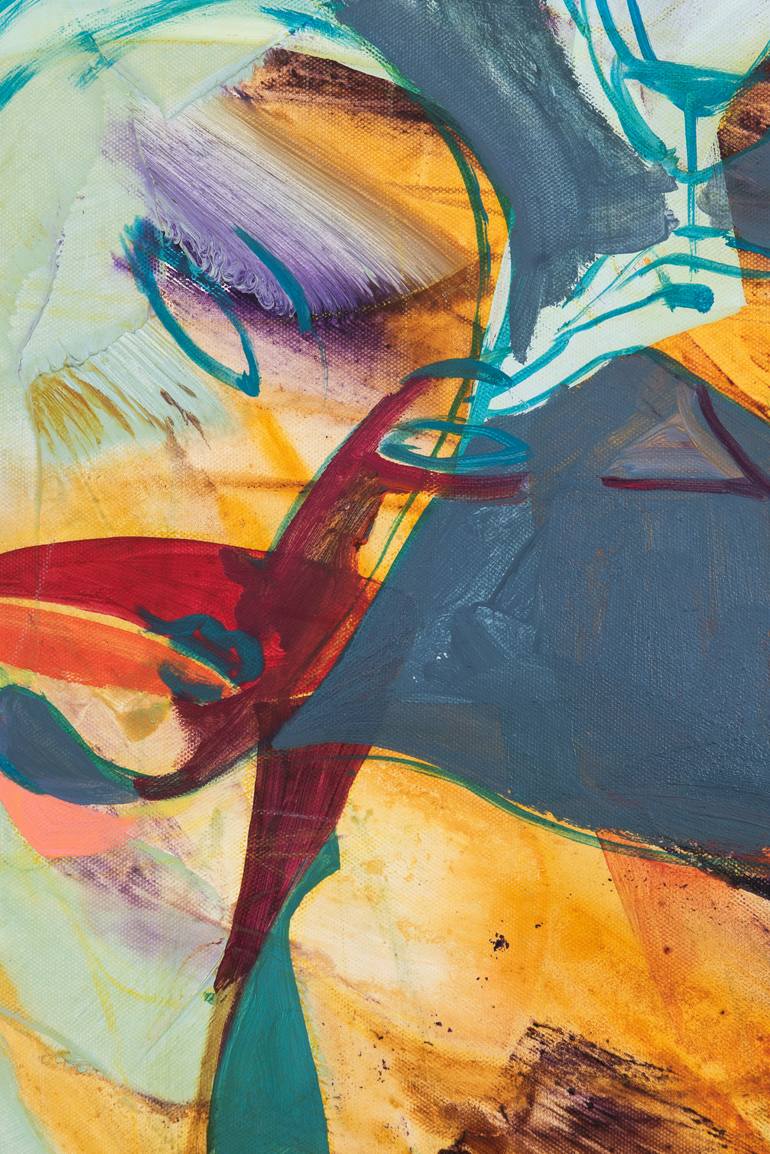 Original Abstract Expressionism Abstract Painting by Yelena Ralina