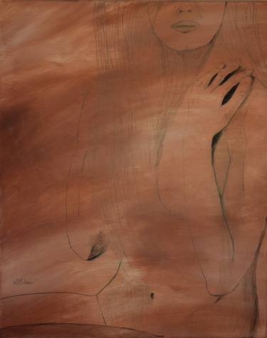 Original Figurative Nude Drawings by David Isaac