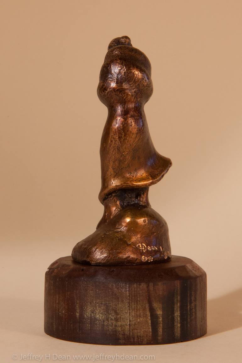 Original Figurative People Sculpture by Jeff and Ranja Dean