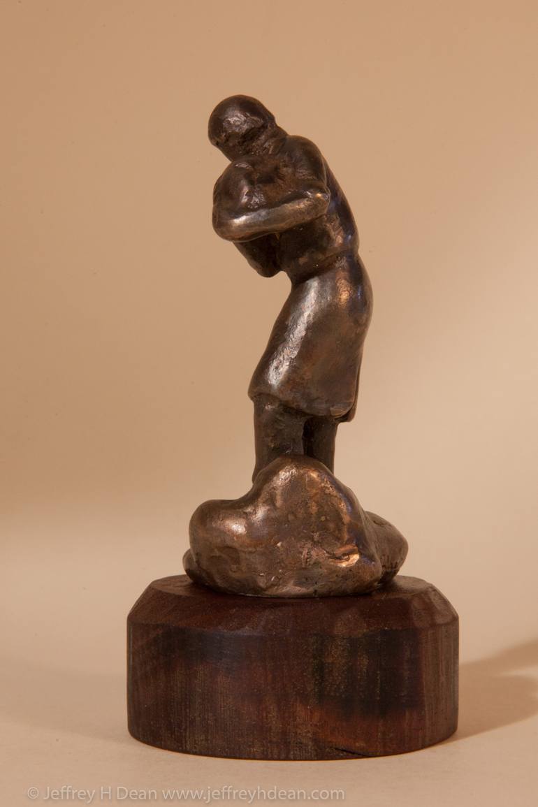 Original Figurative People Sculpture by Jeff and Ranja Dean