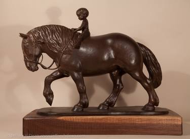 Horse and Boy - brown thumb