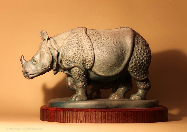 Original Figurative Animal Sculpture by Jeff And Ranja Dean