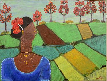 Original Expressionism Landscape Paintings by Mamta Chitnis Sen