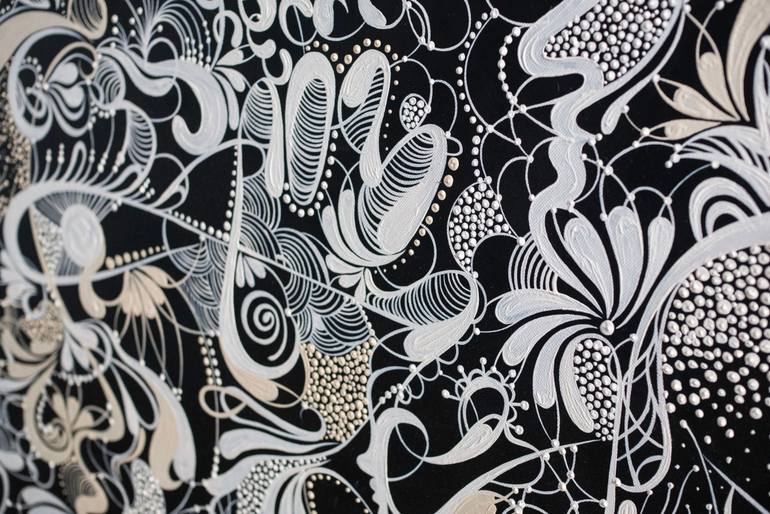 Original Art Deco Abstract Painting by Marija Bazarova