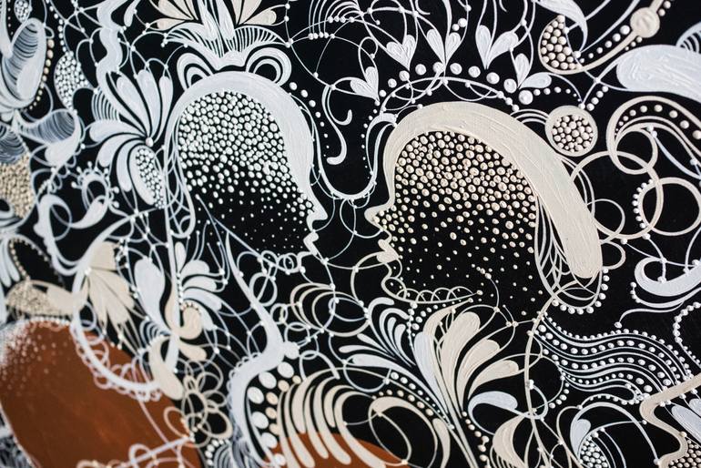 Original Art Deco Abstract Painting by Marija Bazarova