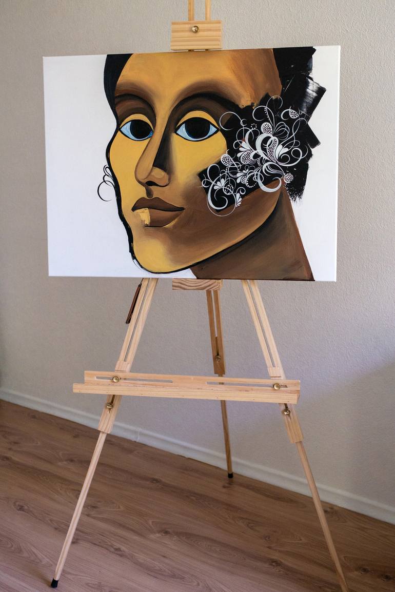 Original Art Deco People Painting by Marija Bazarova