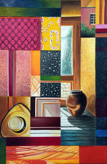 Original Fine Art Interiors Paintings by Haibat Balaa Bawab