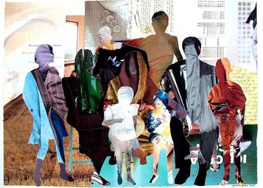 Original Figurative Celebrity Collage by Haibat Balaa Bawab
