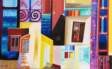 Original Expressionism Architecture Paintings by Haibat Balaa Bawab