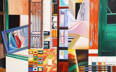 Original Expressionism Architecture Paintings by Haibat Balaa Bawab