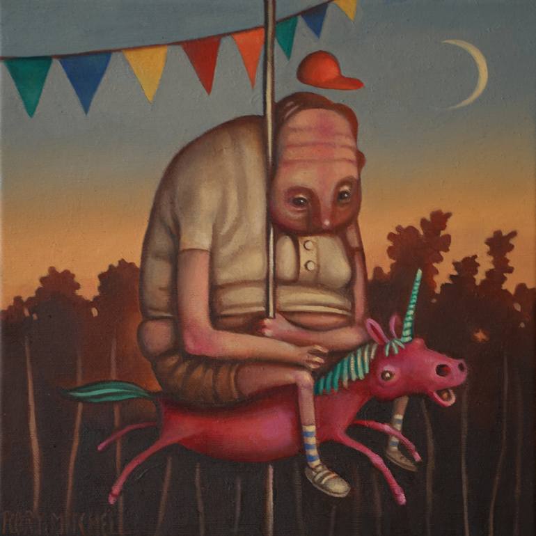 The escapade Painting by Rory Mitchell | Saatchi Art