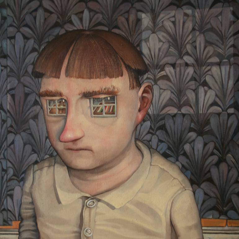 Original Conceptual People Painting by Rory Mitchell