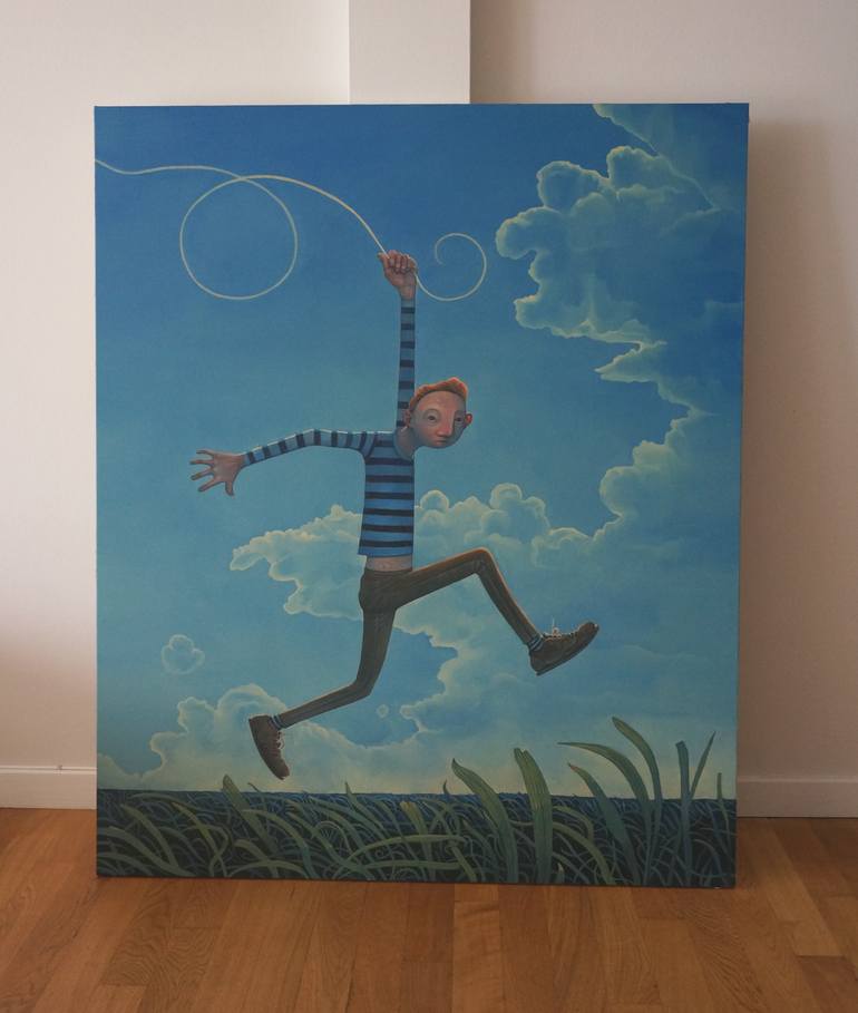 Original Figurative People Painting by Rory Mitchell