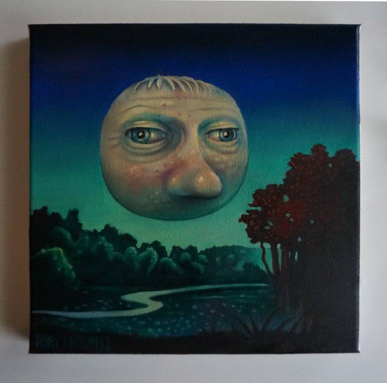 Original Surrealism Nature Painting by Rory Mitchell