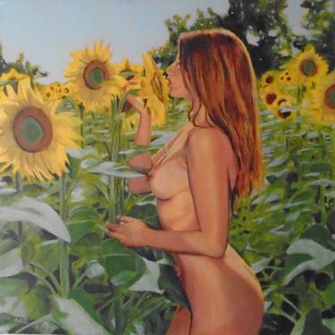 Original Fine Art Nude Paintings by grigorios paidis