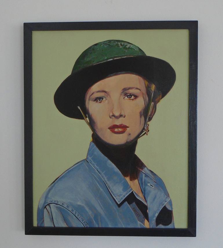 Original Photorealism Cinema Painting by Grigorios Paidis