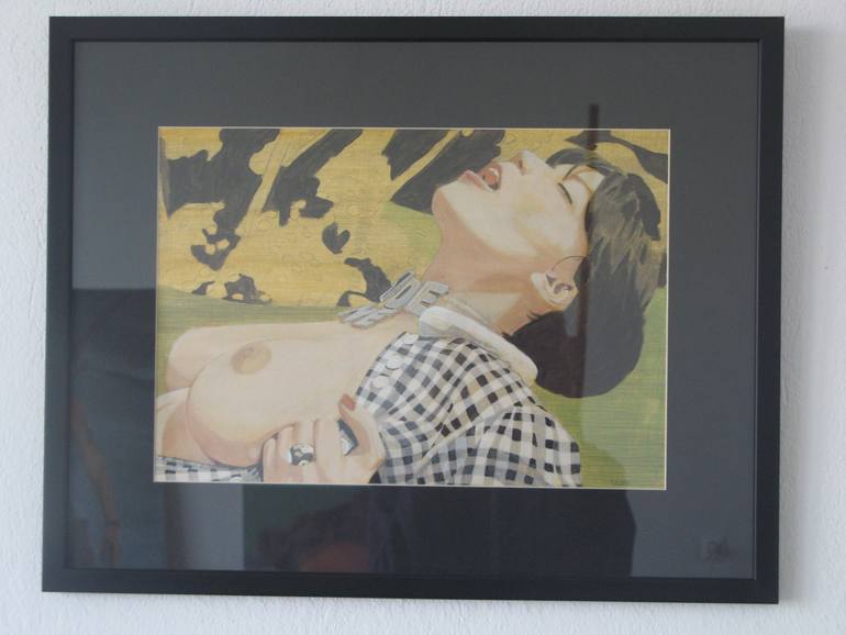 Original Realism Women Painting by Grigorios Paidis