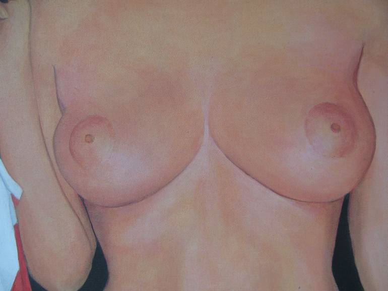 Original Nude Painting by grigorios paidis