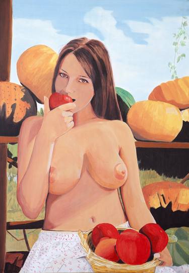 Original Nude Paintings by grigorios paidis