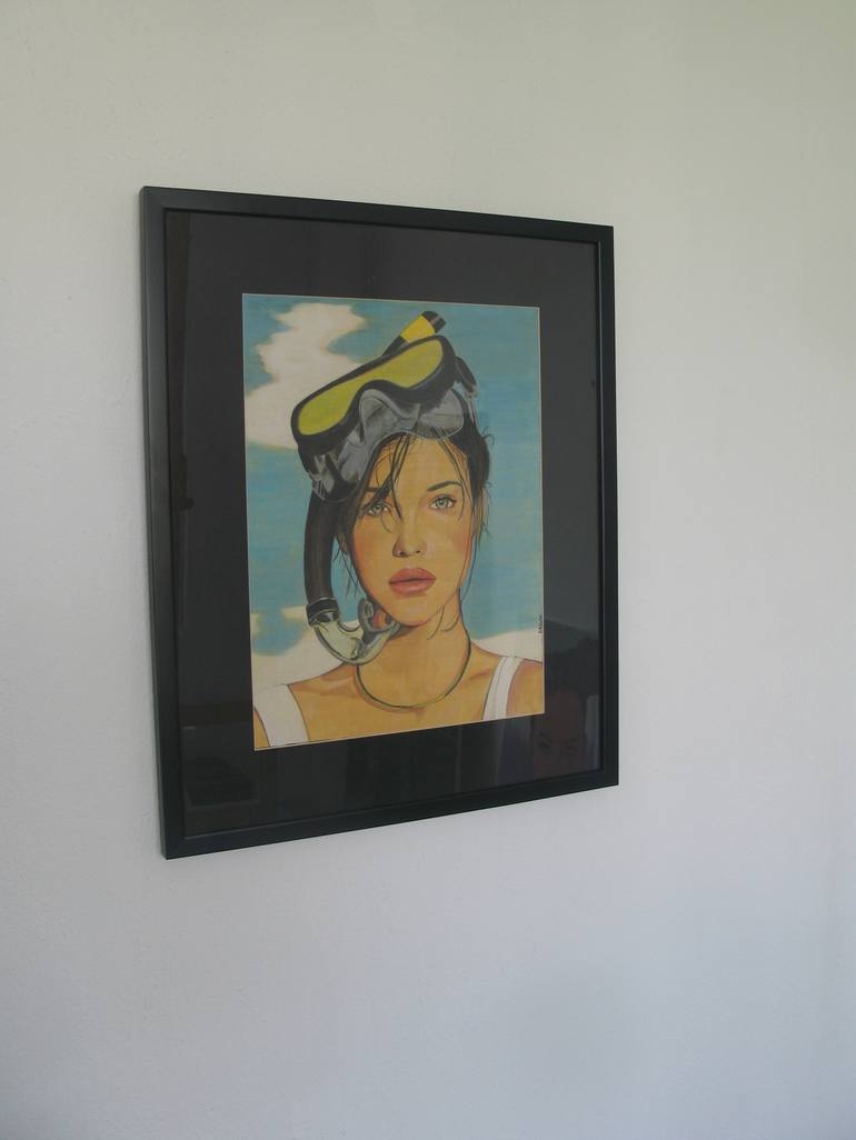 Original Women Painting by grigorios paidis