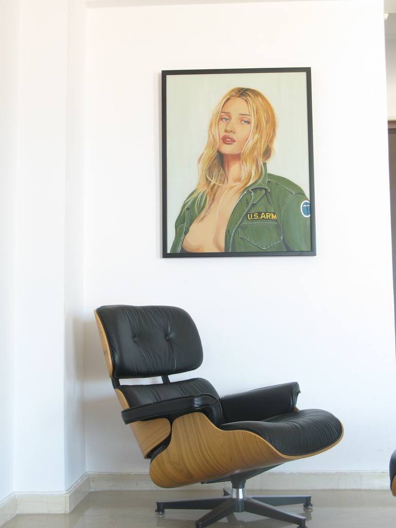 Original Realism Women Painting by Grigorios Paidis