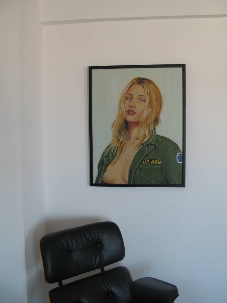 Original Realism Women Painting by Grigorios Paidis