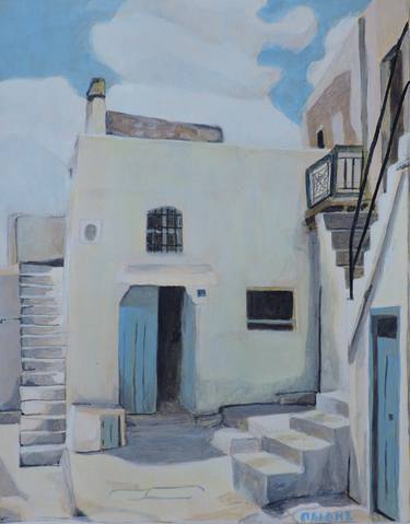 Print of Fine Art Architecture Paintings by grigorios paidis