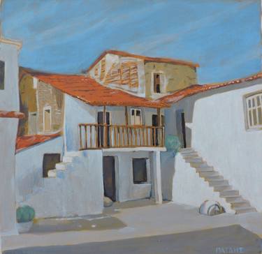 Print of Realism Architecture Paintings by grigorios paidis