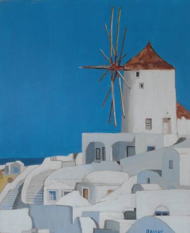 Print of Architecture Paintings by grigorios paidis