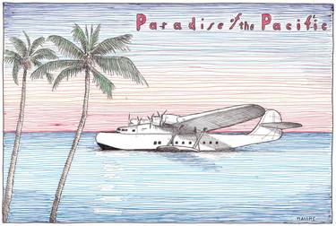 Print of Fine Art Aeroplane Drawings by grigorios paidis