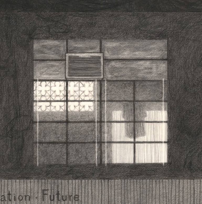 Original Figurative Cities Drawing by June Siu Ling Wong
