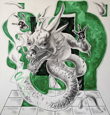 Original Abstract Fantasy Drawings by Andrey Bogdan