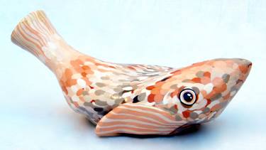Original Figurative Fish Sculpture by David Gómez Blaya
