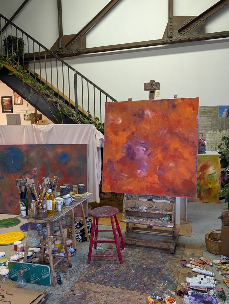 Original Abstract Expressionism Abstract Painting by Candace Wilson