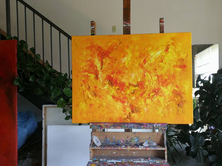 Original Fine Art Abstract Painting by candace wilson