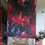 on easel