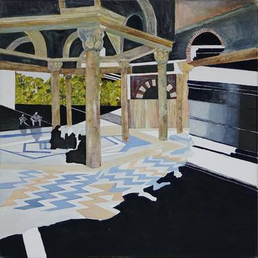 Original Architecture Paintings by Rachel Maggart