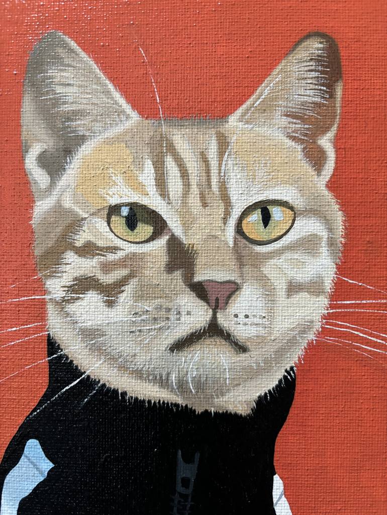 Original Cats Painting by Jill Ann Harper