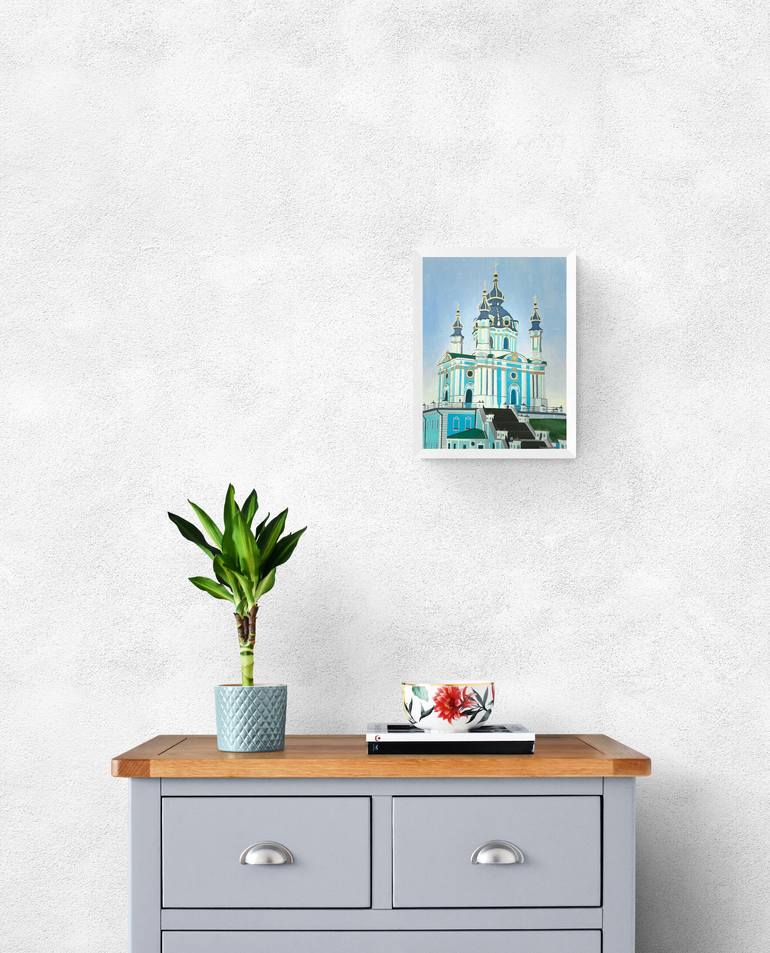 Original Baroque Architecture Painting by Jill Ann Harper