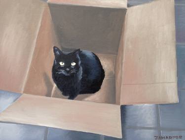 Print of Realism Cats Paintings by Jill Ann Harper